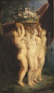 The Three Graces by (studio of) Rubens, Peter Paul
