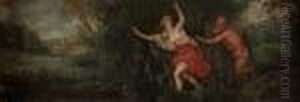 Landscape With Pan And Syrinx by (studio of) Rubens, Peter Paul
