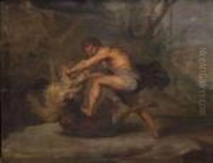 Hercule Et Le Lion De Nemee by (studio of) Rubens, Peter Paul