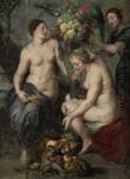 Ceres With Attendant Nymphs - view 1
