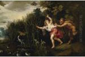 Landscape With Pan And Syrinx by (studio of) Rubens, Peter Paul