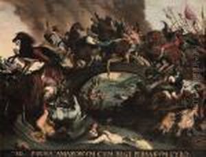 The Battle Of The Amazons With Cyrus The Great Of Persia by (studio of) Rubens, Peter Paul