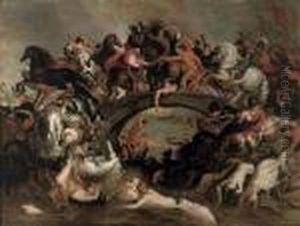 The Battle Of The Amazons by (studio of) Rubens, Peter Paul