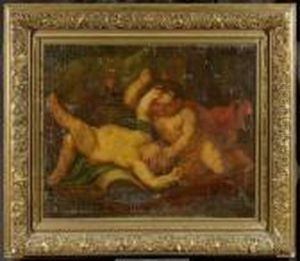 Two Fighting Putti by (studio of) Rubens, Peter Paul