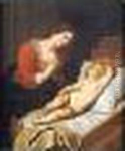 Virgen Con El Nino Dormido by (studio of) Rubens, Peter Paul