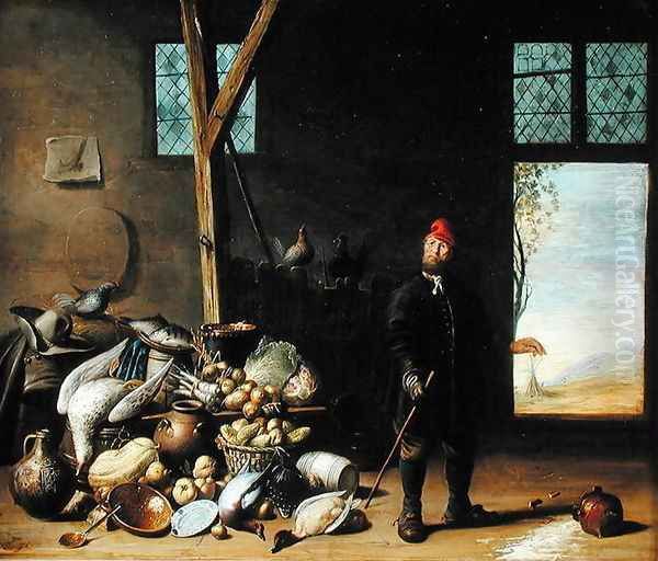 Peasant in an Interior or, Kitchen with a Still Life - view 1