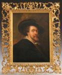 Self Portrait Of The Artist Wearing A Dark Hat And Jacket by (studio of) Rubens, Peter Paul
