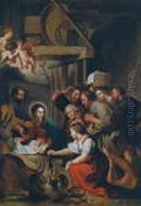 Adorazione Dei Pastori by (studio of) Rubens, Peter Paul