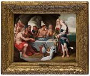 Athenarna Fira Theseus Aterkomst by (studio of) Rubens, Peter Paul