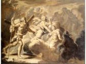 Scene Mythologique En Camaieu