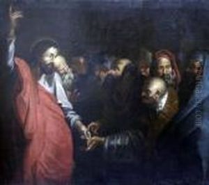 Jesus In The Temple by (studio of) Rubens, Peter Paul