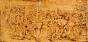 Der Raub Der Sabinerinnen/ The Rape Of The Sabines by (studio of) Rubens, Peter Paul