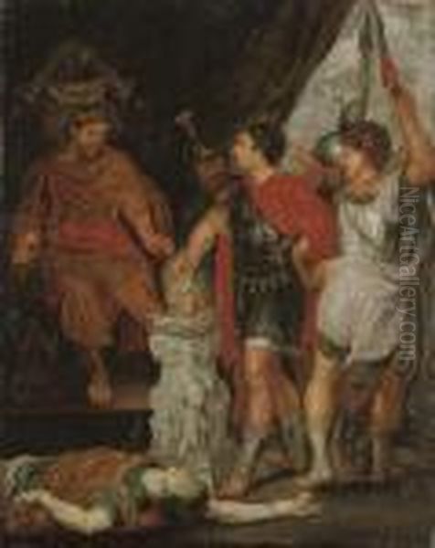 Mucius Before Porsena - view 1
