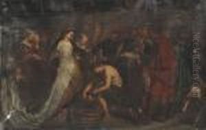 Queen Tomyris Being Presented With The Head Of King Cyrus