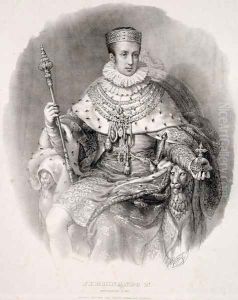 Ferdinand I 1793-1875, King of Lombardy-Venetia, in State Robes, from Incoronazione de SMIRA Ferdinando I, il Re del Regno Lombard-Veneto, published 1838