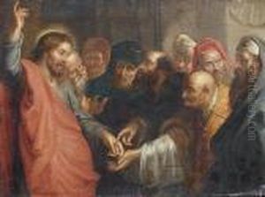 The Tribute Money by (studio of) Rubens, Peter Paul