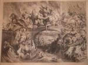 Scene De Bataille by (studio of) Rubens, Peter Paul