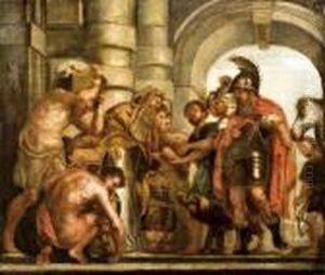 Abraham Es Melchiades by (studio of) Rubens, Peter Paul