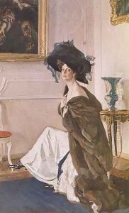 Portrait of Princess Olga Konstantinovna Orlova (1872-1923) 1911 by Valentin Aleksandrovich Serov