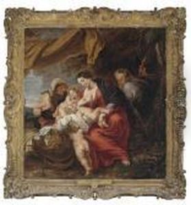 The Holy Family With Saint Elizabeth, The Infant Saint John Thebaptist And An Angel by (studio of) Rubens, Peter Paul
