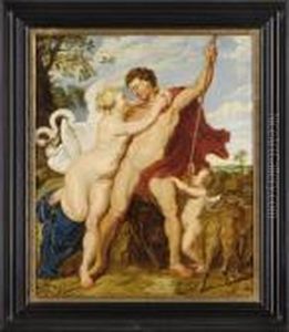 Abschied Von Venus Und Adonis. by (studio of) Rubens, Peter Paul