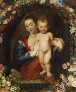 Muttergottes Mit Kind. by (studio of) Rubens, Peter Paul