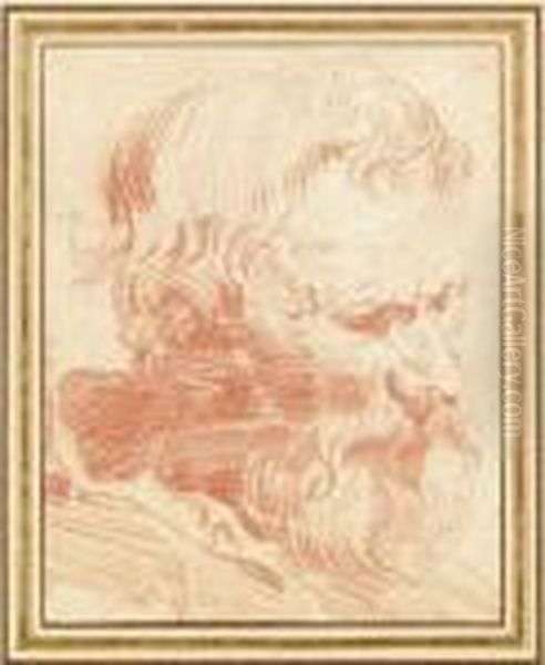 Portrait De Vieillard Vu De Trois-quarts - view 1