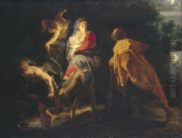 The Flight Into Egypt - view 1