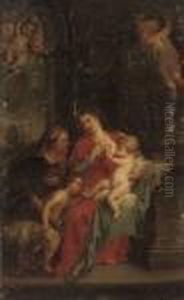 The Virgin And Child With St. Elizabeth And St. John The Baptist by (studio of) Rubens, Peter Paul