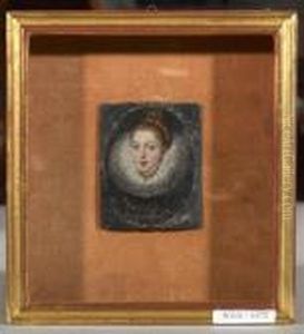 Portrait Einer Dame Mit Halskrause. by (studio of) Rubens, Peter Paul