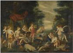 Diana And Her Nymphs Resting After The Hunt by (studio of) Rubens, Peter Paul