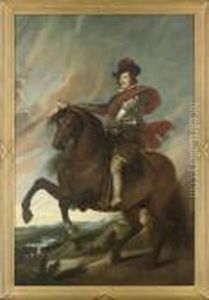 Portrait Of Philip Iv Of Spain On Horseback by (studio of) Rubens, Peter Paul
