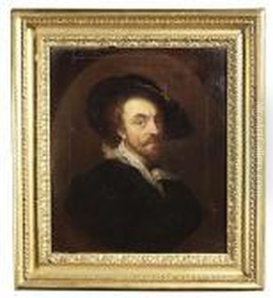 Self-portrait. Oil/canvas - view 1