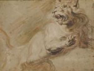 Lion Rugissant