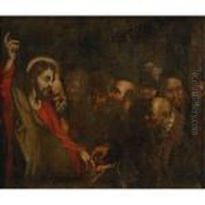 Christ And The Money Changers by (studio of) Rubens, Peter Paul