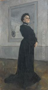 Portrait of Maria Nikolayevna Yermolova (1853-1928), 1905 by Valentin Aleksandrovich Serov