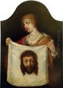 Saint Veronica Holding The Veil With The Image Of Christ by (studio of) Rubens, Peter Paul