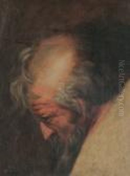 The Head Of A Bearded Man In Profile - view 1