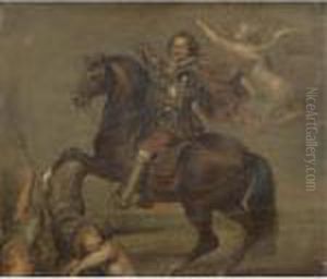 An Equestrian Portrait Of George Villiers, First Duke Of Buckingham (1592-1628)