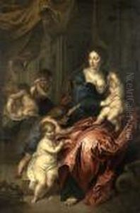 Nossa Senhora Com O Menino Jesus E S. Joao Baptista by (studio of) Rubens, Peter Paul