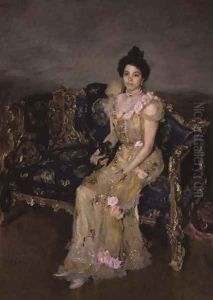 Portrait of Sofia Mikhailovna Botkina, 1899 by Valentin Aleksandrovich Serov