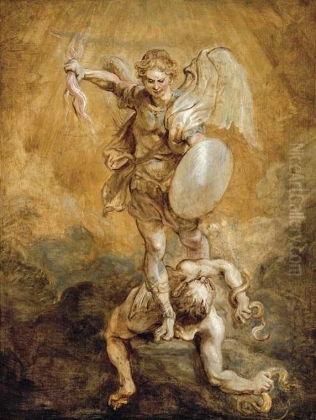 Saint Michael Subduing Lucifer - view 1