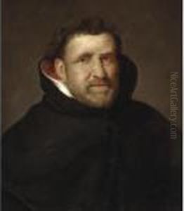 A Portrait Of The Dominican 
Friar Michiel Ophovius (1570-1637), Bust Length, Wearing A Habit