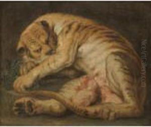 A Tigress Suckling Her Cubs by (studio of) Rubens, Peter Paul