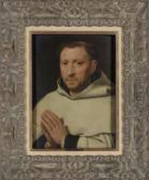 Portrait Of A Carmelite At Prayer - view 1