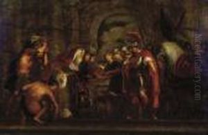 The Meeting Of Abraham And Melchisedeck