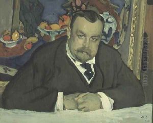 Portrait of I. Morosov, 1910 by Valentin Aleksandrovich Serov