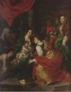The Mystic Marriage Of Saint Catherine Of Alexandria by (studio of) Rubens, Peter Paul