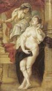 Dajanara. by (studio of) Rubens, Peter Paul