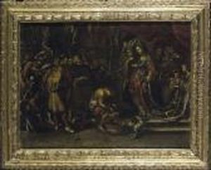 Banchetto Di Erode; E Salome E La Testa Di San Giovannibattista by (studio of) Rubens, Peter Paul